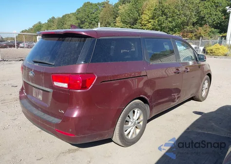 2016 Kia Sedona Lx from USA, damaged, VIN KNDMB5C16G6189158